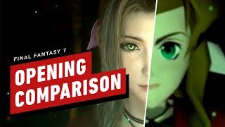 Final Fantasy 7  Opening Comparison [upl. by Anaidni]