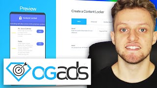 How To Create a Content Locker With OGAds Step By Step [upl. by Hicks]