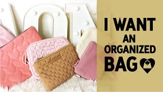 🔍 HOW I ORGANIZE MY BAG 👜  Bag Essentials Pouches Haul 2024 👛👝🛒 [upl. by Damle295]