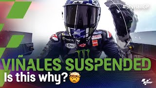 Maverick Viñales Suspended by Yamaha is this why 🤔 [upl. by Atinauj]