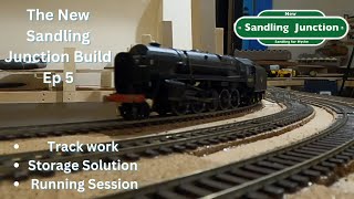 The New Sandling Junction Build Ep 5  Trackwork  Storage Solutions Running Session [upl. by Joon370]