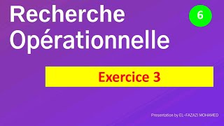 Recherche opérationnelle RO en Darija Exercice 3  Méthode graphique  EP 6 [upl. by Minton]