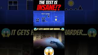 Geometry Dash The SCHOOL VS the TEST [upl. by Kingsley]