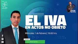 El IVA en actos no objeto [upl. by Tekcirk]