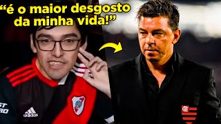 TORCEDORES DO RIVER EM PÂNICO COM GALLARDO NO COMANDO DO FLAMENGO [upl. by Kcirdneh156]