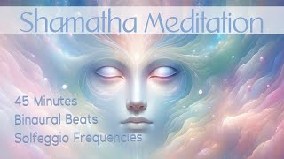 Calm Abiding The Path to Tranquility with Shamatha  Guided Meditation  45 minutes [upl. by Amend879]