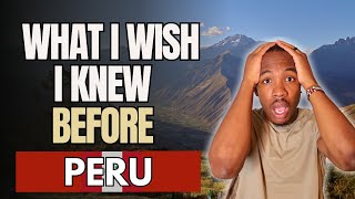 14 Things to Know BEFORE You Visit PERU Lima amp Cusco Peru Travel Guide [upl. by Cantlon]