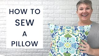 How To Sew A Pillow [upl. by Eidnam]