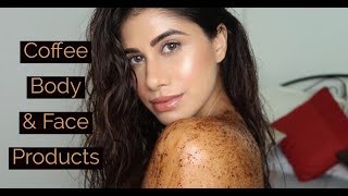 COFFEE FACE amp BODY PRODUCTS  Review amp Demo  Malvika Sitlani [upl. by Sigismundo268]