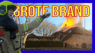 Grote Brand  VOLUNTEERS DUTCH FIREFIGHTERS [upl. by Delaney]