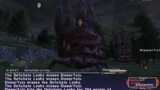 FFXI NM Saga 202 Defoliate Leshy vs BST Rare Spawn Full Battle [upl. by Jakie377]