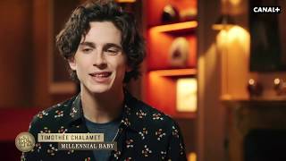 Timothée Chalamet speaks French with English subtitles in quotMillennial Babyquot [upl. by Johnsten]