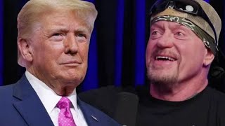 Donald Trump records podcast with The Undertaker promoted by WWE  Spoiler Warning [upl. by Alor]