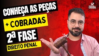 Peças MAIS COBRADAS na 2ª Fase da OAB  DIREITO PENAL examedeordem [upl. by Htrag231]