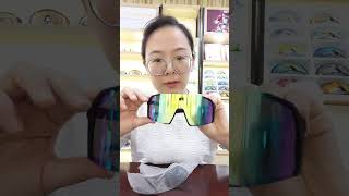 USOM GLASSES Best Sell UV400 Protective Sport Cycling Glasses With Interchangeable Lenses [upl. by Jenny187]