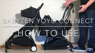 How to Use the Babyzen Yoyo Connect [upl. by Elleimac]