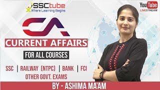 🛑MUST WATCH  30082019  Current Affairs  By Ashima Maam [upl. by Arinaid796]