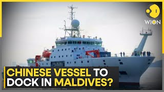 Chinese research vessel enroute to Maldives India keeping close eyes  Latest English News  WION [upl. by Brynne]