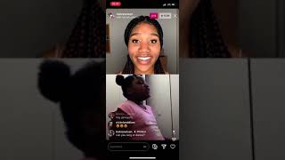 tiahranelson’s Instagram live part 2 Funny live 😂 [upl. by Jesh807]