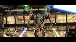 ObiWan vs Grievous Duel No Music SFX only [upl. by Graehl]