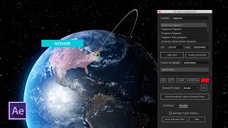 🌎Create 3D PATH ANIMATIONS Around the World🌎Adobe After Effects 2019 Tutorial [upl. by Adamec]