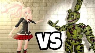 Springtrap vs Junko Enoshima  A Battle Animation [upl. by Harewood]