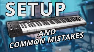 MIDI Keyboard Setup and Common Mistakes Keystation61 Into Reaper [upl. by Adnahsed343]