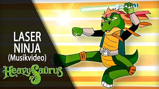 Heavysaurus – Laser Ninja Offizielles Musikvideo  Dino Metal für Mini Rocker [upl. by Pawsner9]