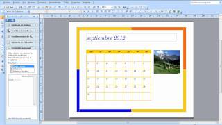 Tutorial para crear un calendario en Publisher [upl. by Fraase43]