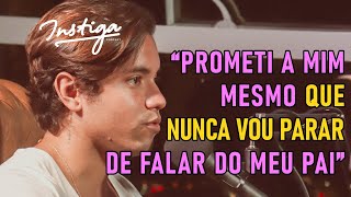 MORTE DE LOURO SANTOS EMOCIONA SEU FILHO VICTOR SANTOS EM ENTREVISTA  Cortes do Instiga [upl. by Abocaj53]