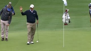 Johnson Wagner holes out from 164 yards at RBC Heritage [upl. by Freeman693]