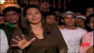 Rape attempt on CNN reporter by Indian crowd [upl. by Akirderf]