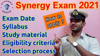 Synergy Exam 2021🔥  Exam date  Syllabus Eligibility criteria Selection process  Full details [upl. by Ymmor739]