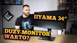 DUŻY MONITOR OD IIYAMA  WARTO [upl. by Ardien518]