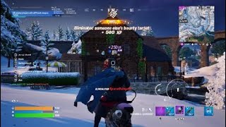 How to Hit Opponents with the Snowball Launcher LOCATION  Fortnite Winterfest Quest [upl. by Arayk]