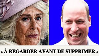 Le Prince William Vient De Détruire La Reine Camilla Et Elle Pique Une Crise De Colère [upl. by Jasmin]