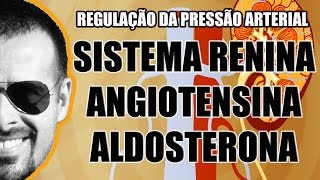 Sistema ReninaAngiotensinaAldosterona Regulação da pressão arterial  Anatomia  VideoAula 032 [upl. by Colet759]