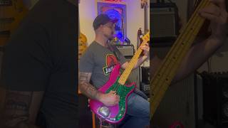 Bass Guitar Groove fender electric bass guitar fun instrumental funk rock music shorts [upl. by Etep]