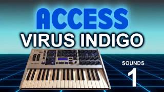 Access Virus Indigo  Sounds 1  Space Arp and Lush LFO Pads [upl. by Soren]