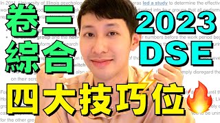 DSE倒數 🔥 英文 Paper 3 綜合 5 四大技巧 內容一分不漏 [upl. by Gonzalez]