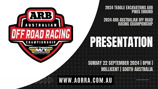 2024 PRESENTATION  2024 Pines Enduro  2024 ARB Australian Off Road Racing Championship [upl. by Lorrimor]