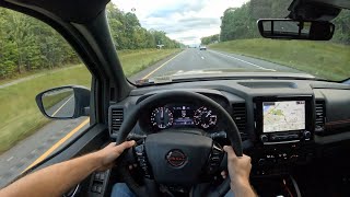 2023 Nissan Frontier PRO4X  POV Test Drive  060 [upl. by Eat817]