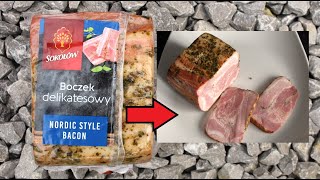 Sokolow NORDIC STYLE BACON  Asda  £399  480g  BOCZEK DELIKATESOWY  Polish Meat Review [upl. by Ennire]