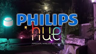 Philips Hue LED Outdoor Lights  Wifi Colored Lighting [upl. by Calvinna394]