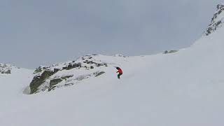 Back to Saudan Couloir Whistler Blackcomb in 2021 season [upl. by Pierpont]