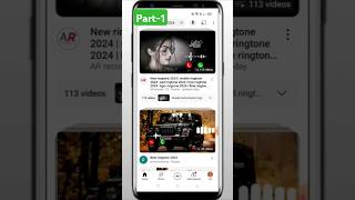 YouTube ki ringtone set kaise karen  YouTube video par se gaana ka ringtone set kaise Kare [upl. by Postman]