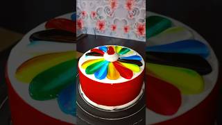 Multi colour cake decorating बच्चों के लिए केक cake decorating ideas short feed virals short [upl. by Elise208]