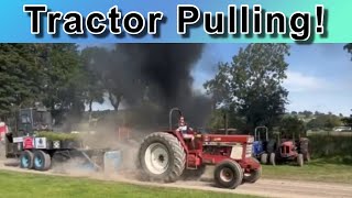 TRACTOR PULLING UK at Wolsingham Agricultural Show  Car Shows UK [upl. by Aksoyn]