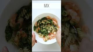 EASY PESTO SHRIMP PASTA [upl. by Ydnir]