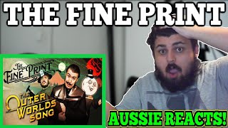 AUSSIE REACTS THE FINE PRINT  The Outer Worlds Song TheOuterWorlds Obsidian TheStupendium [upl. by Sioux]